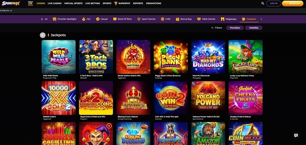 Spinimax Casino Games